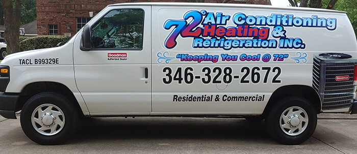 72 Degrees Air Conditioning & Heating Refrigeration Inc Residential and Commercial HVAC Services